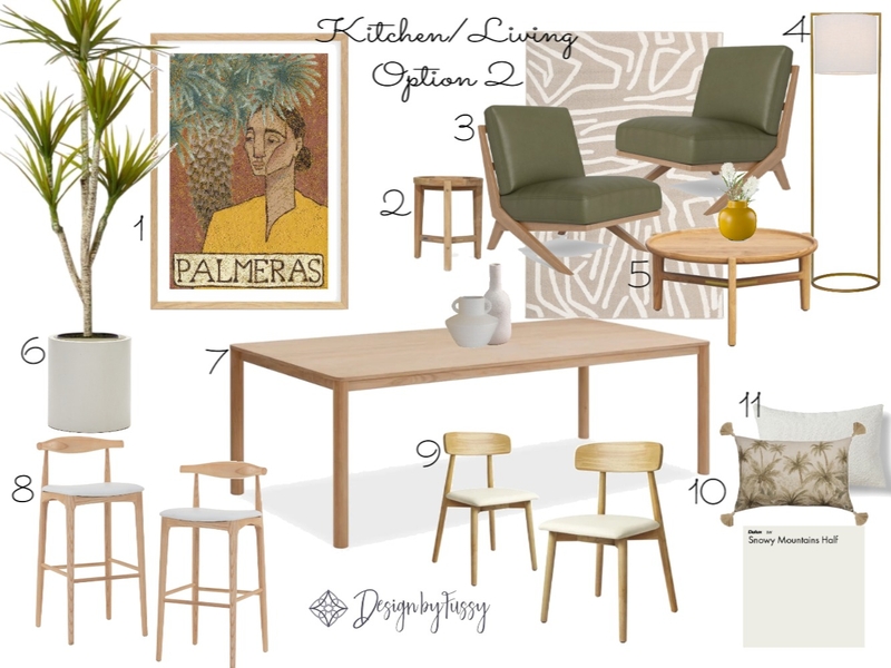 Kitching sitting area option 2 Mood Board by DesignbyFussy on Style Sourcebook