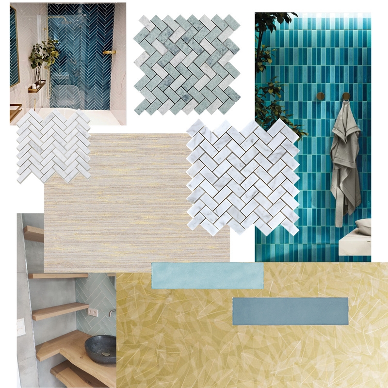 Gästebad L&K Braun Variante 1 Mood Board by ROOM AND COLOR on Style Sourcebook