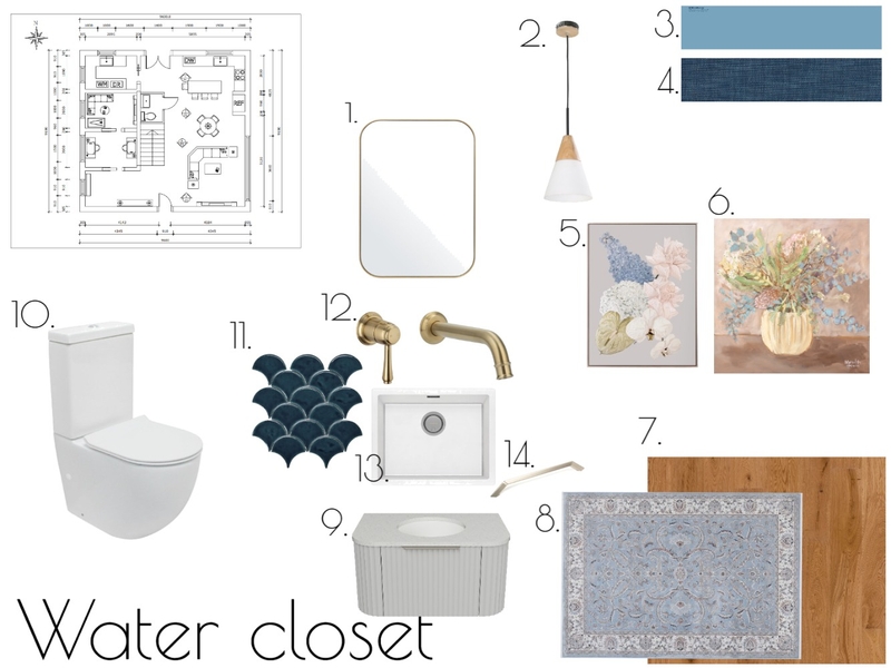 water closet Mood Board by RRM on Style Sourcebook