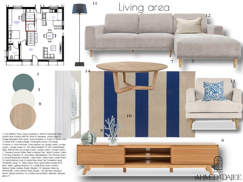 Maison D Living room Mood Board by MAISONDAJEE on Style Sourcebook