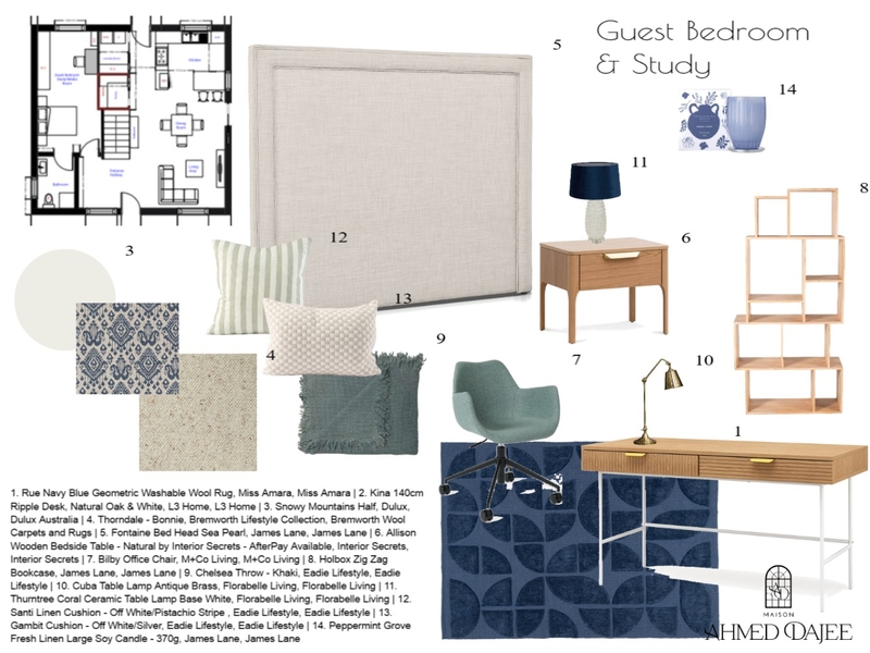 Maison D GUEST Mood Board by MAISONDAJEE on Style Sourcebook