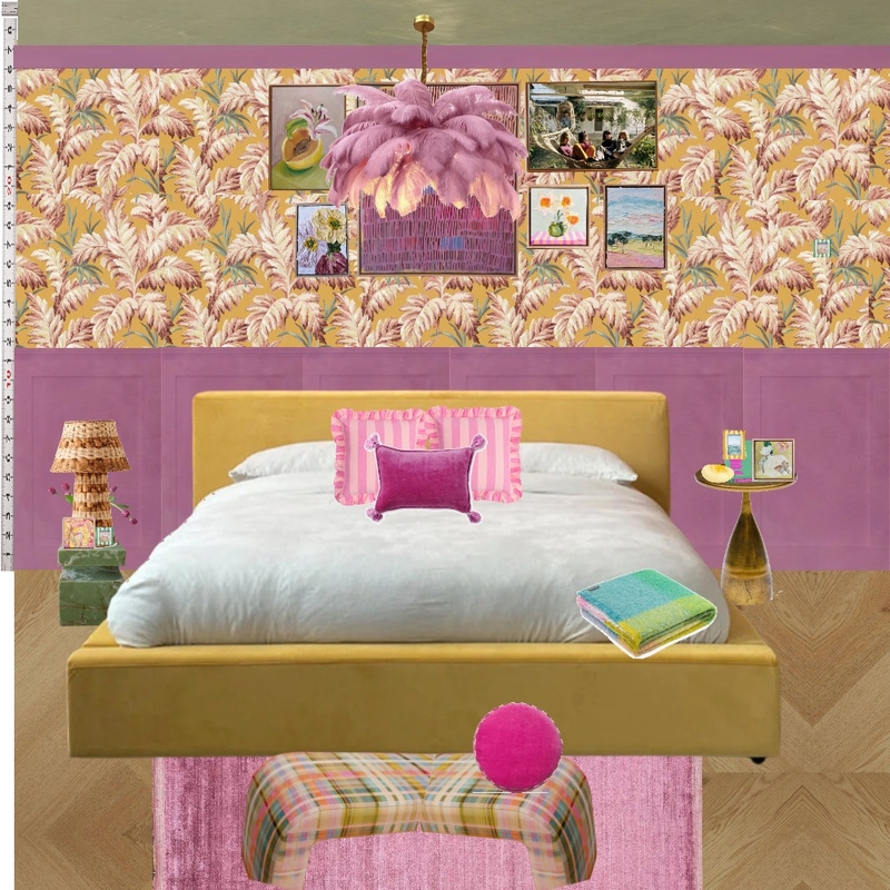 Old Hollywood Bedroom Wall Mood Board by dl2407 on Style Sourcebook