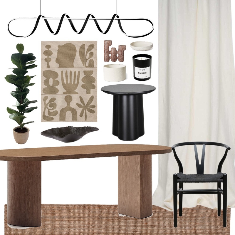 Timeless Modern Dining Room Mood Board by Lighting Illusions on Style Sourcebook