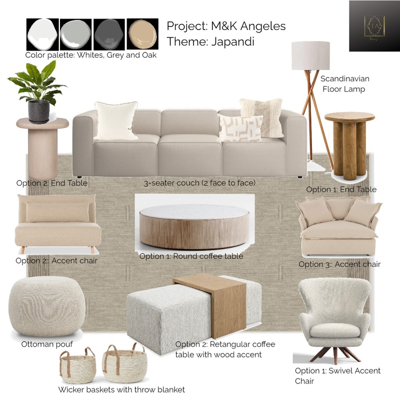 Project: M&K Angeles - Japandi Mood Board by J|A Designs on Style Sourcebook