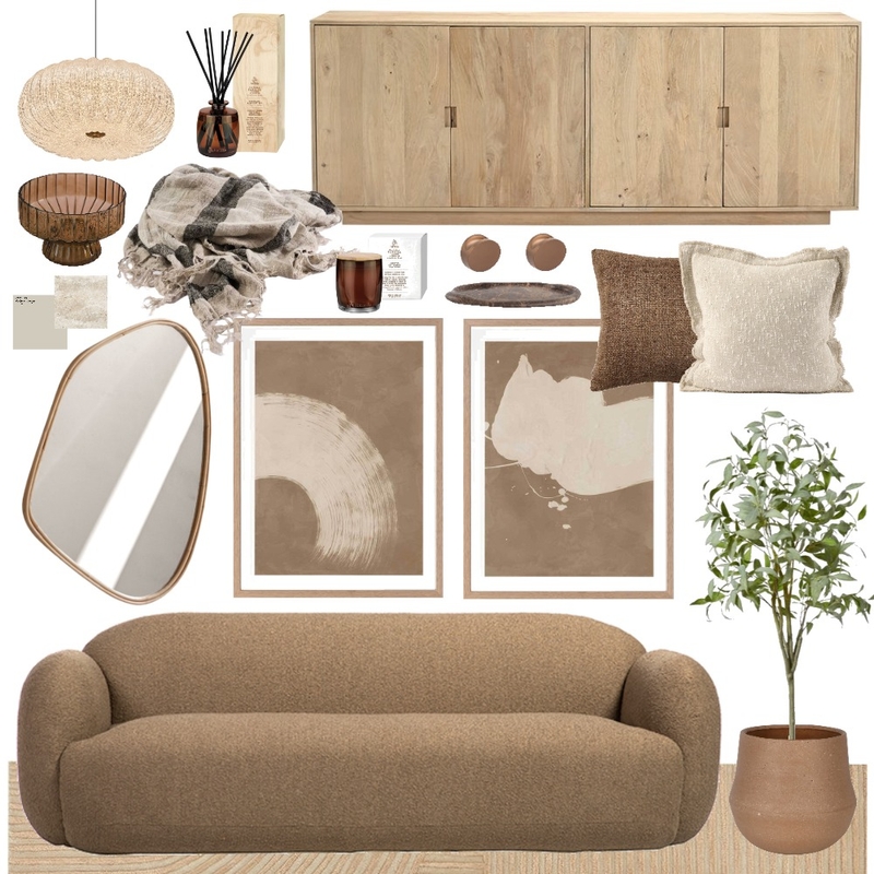 Living Room Refresh Mood Board by Lighting Illusions on Style Sourcebook