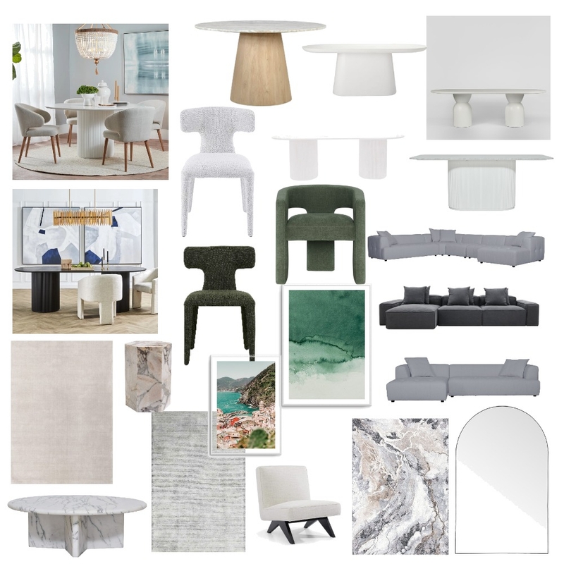 My Vision Dining / Living Mood Board by sbec on Style Sourcebook