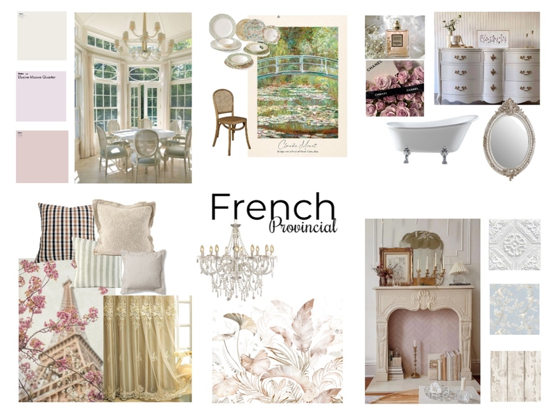 French Provincial_Module 03 Mood Board by undefined on Style Sourcebook