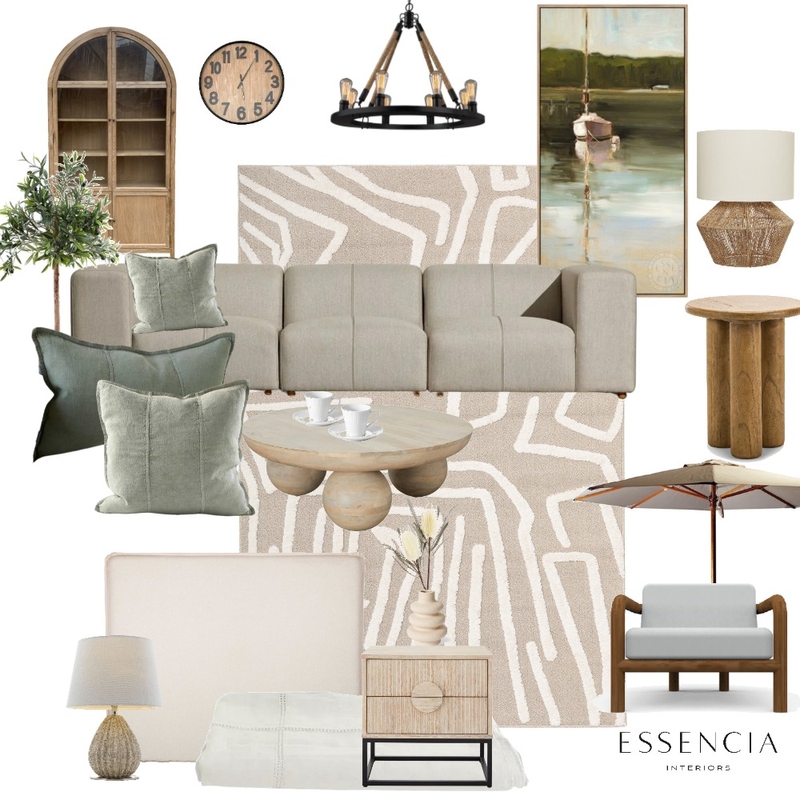 Coastal Natural Home Mood Board by Essencia Interiors on Style Sourcebook