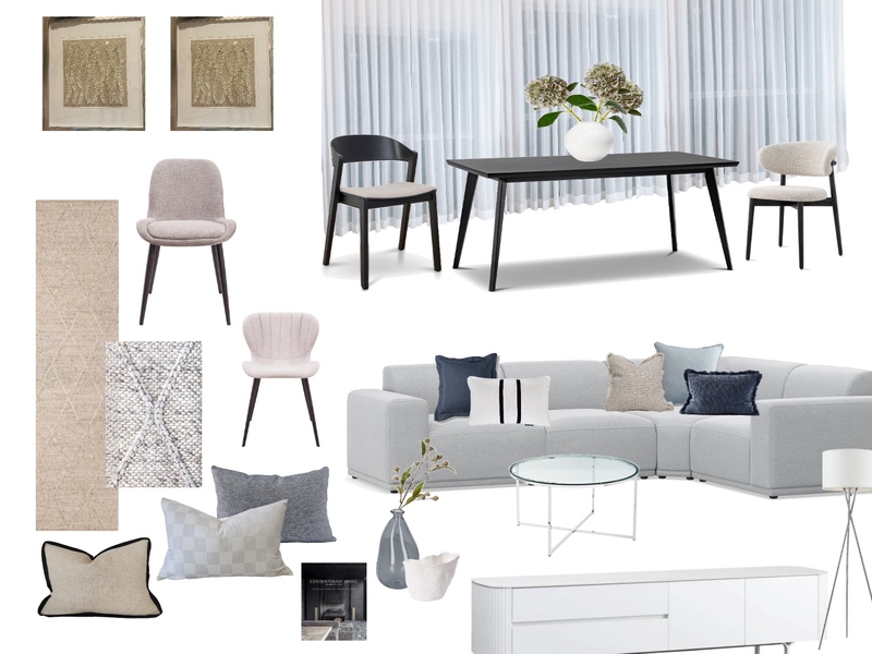 Anna living Mood Board by Meraki Interiors on Style Sourcebook