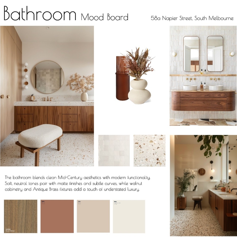 Bathroom - 58a Napier St, Sth Melb Mood Board by Spaces To Liv on Style Sourcebook