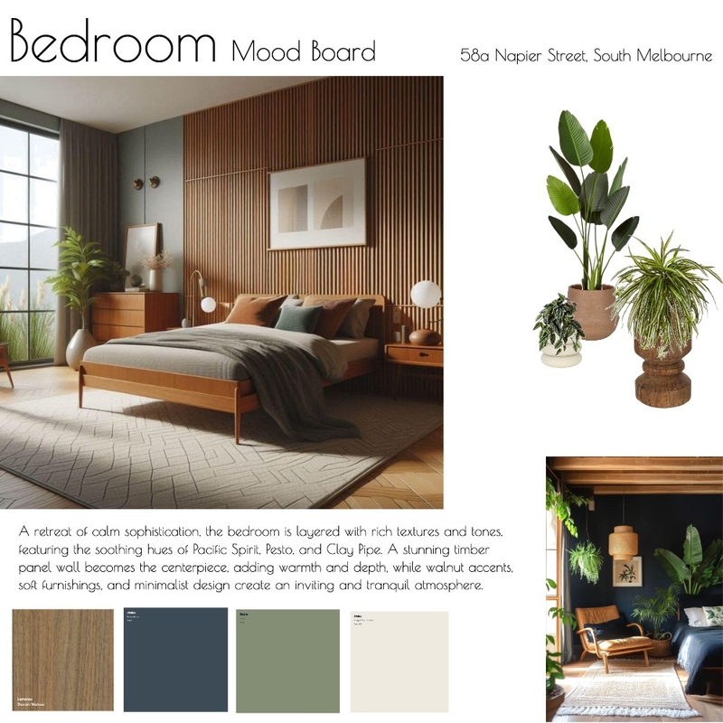 Bedroom - 58a Napier St, Sth Melb Mood Board by Spaces To Liv on Style Sourcebook