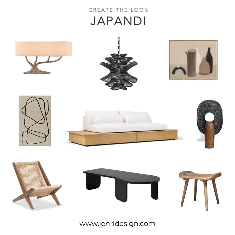 Japandi Mood Board by JenRL Design on Style Sourcebook