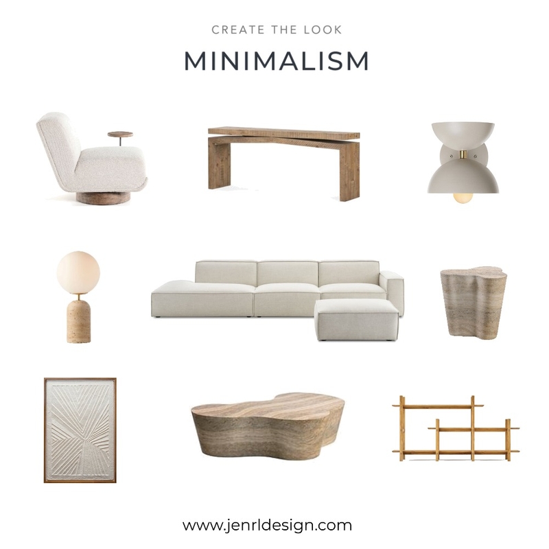 Minimalism - Create the Look Mood Board by JenRL Design on Style Sourcebook