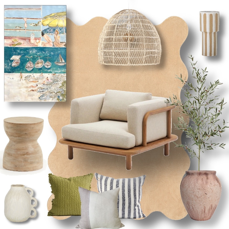 Mediterranean Sitting Room Mood Board by Mood Indigo Styling on Style Sourcebook