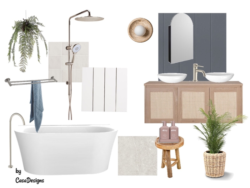 Coastal Bathroom Mood Board by CasaDesigns on Style Sourcebook