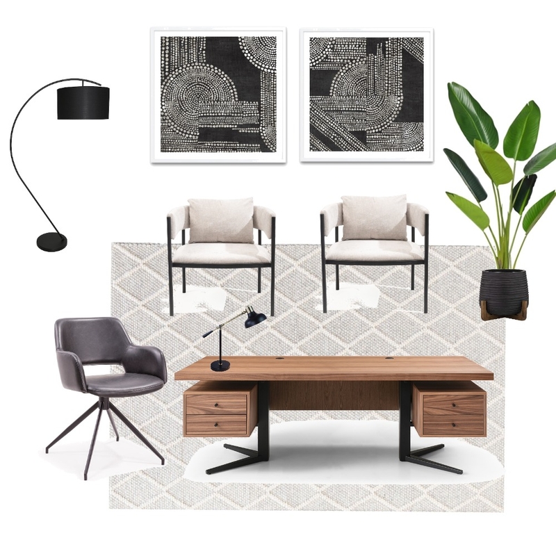 modern study Mood Board by Absolute Home Interiors on Style Sourcebook