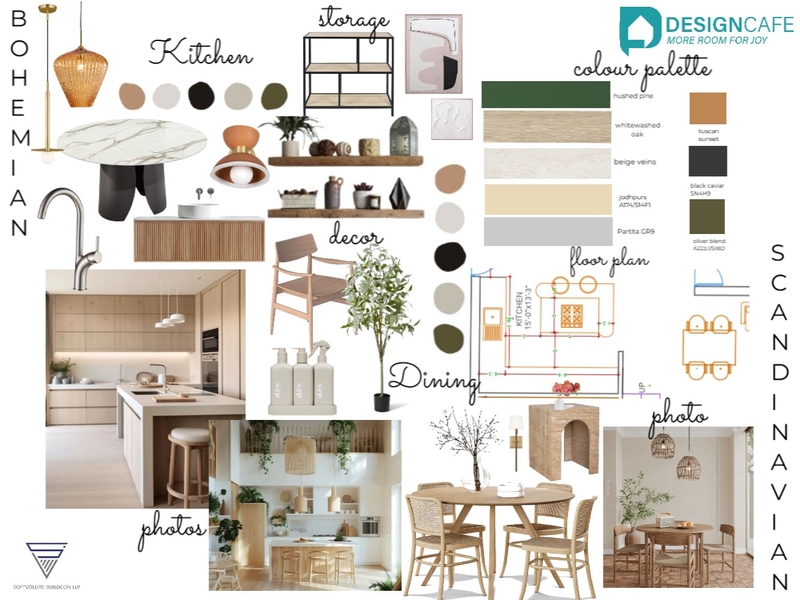 bohemian + Scandinavian Mood Board by kanishka.sdcllp@outlook.com on Style Sourcebook