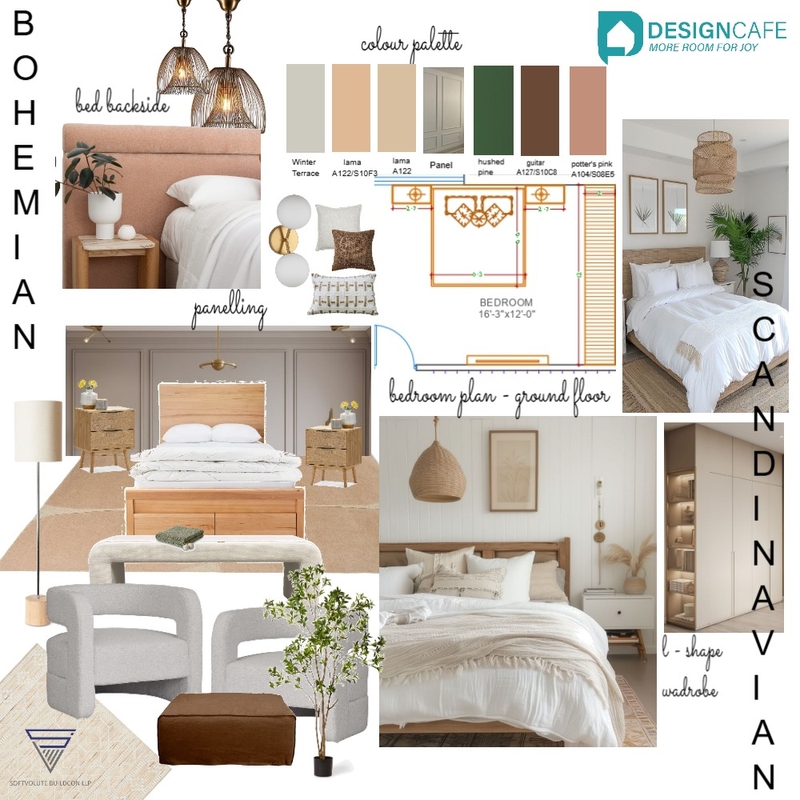 bohemian + Scandinavian Mood Board by kanishka.sdcllp@outlook.com on Style Sourcebook