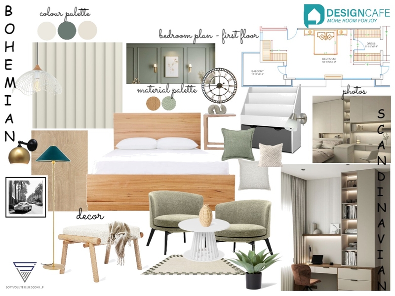 bohemian + Scandinavian Mood Board by kanishka.sdcllp@outlook.com on Style Sourcebook