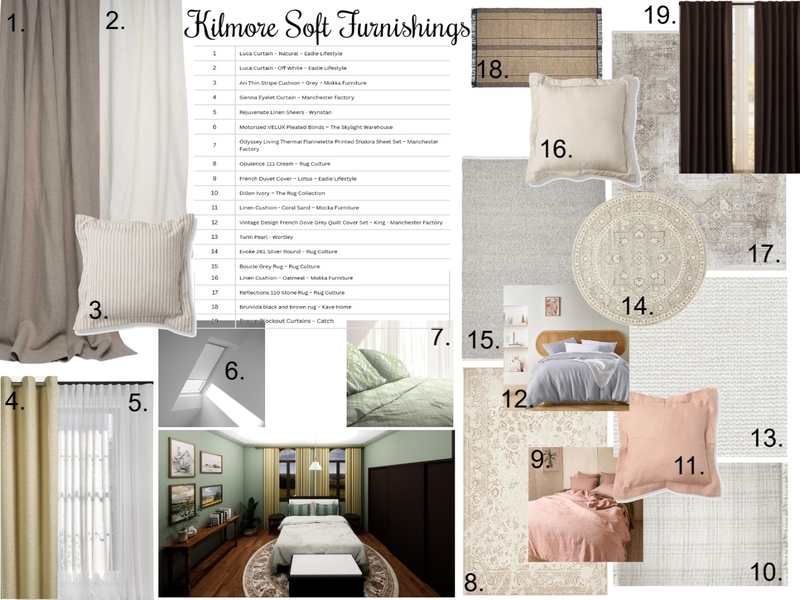 KILMORE SOFT FURNISHINGS Mood Board by Oli's Aura on Style Sourcebook