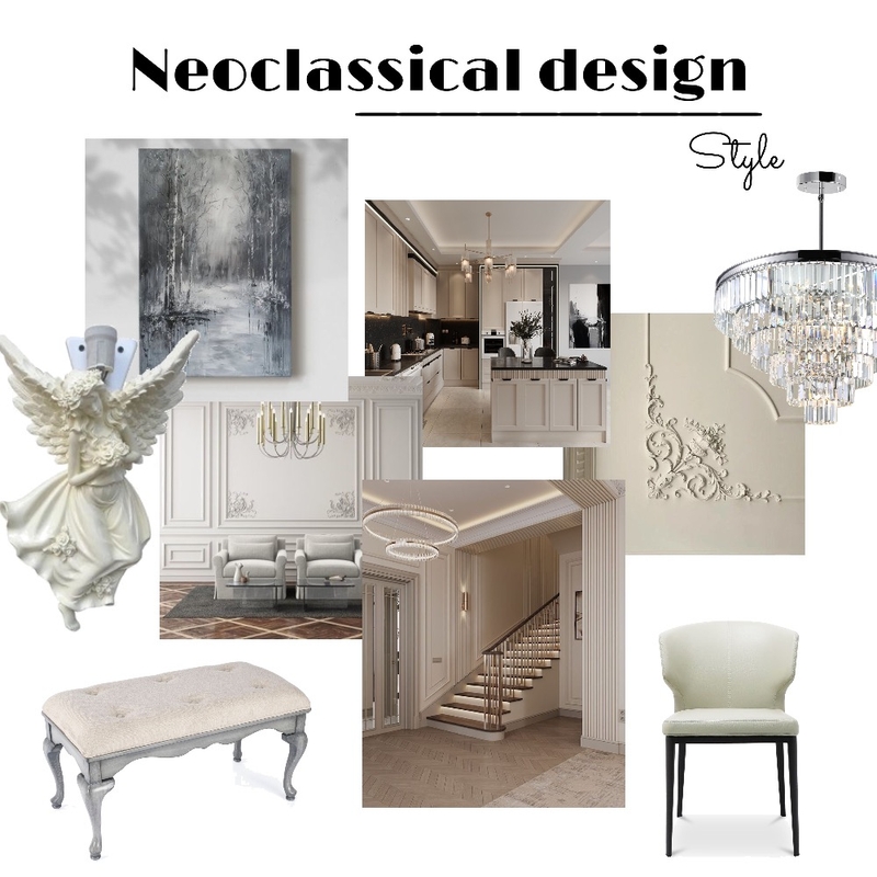 Neoclassical style Mood Board by melikashahba1 on Style Sourcebook