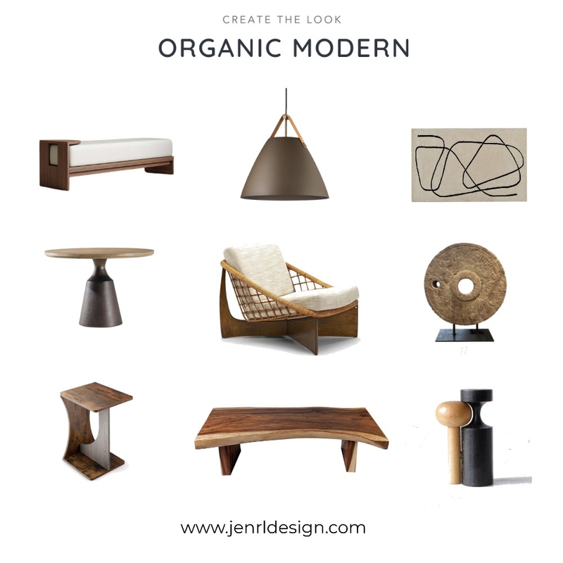 Organic Modern - Create the Look Mood Board by JenRL Design on Style Sourcebook