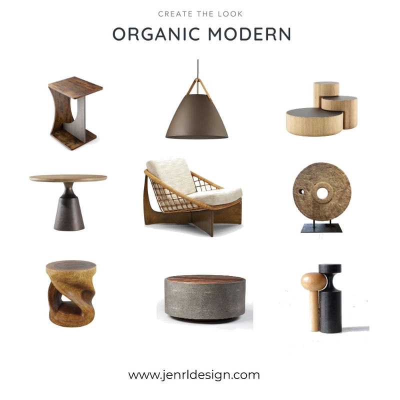 Organic Modern - Create the Look Mood Board by JenRL Design on Style Sourcebook