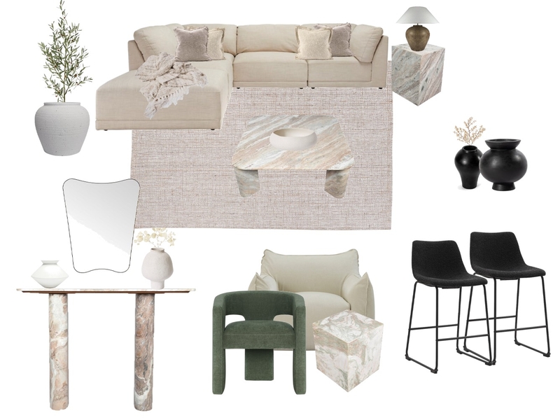 new living area Mood Board by PACINTERIORS on Style Sourcebook