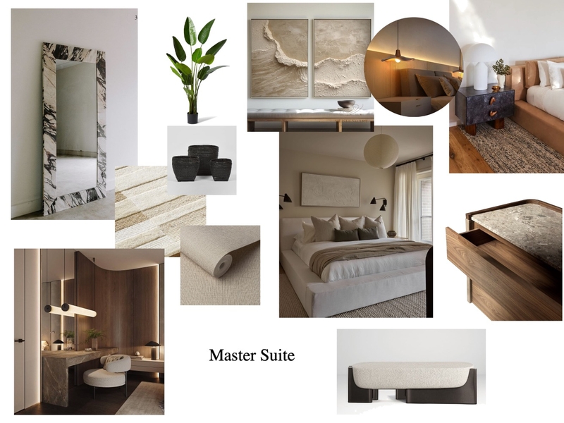 MASTER SUITE Mood Board by kloud interiors on Style Sourcebook