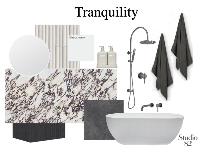 Main Bathroom Mood Board by Studio 82 Interior Design on Style Sourcebook