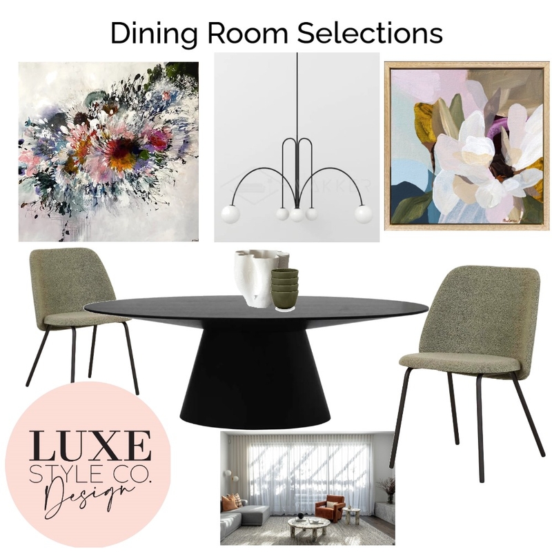 Oregano Contemporary Dining Room Mood Board by Luxe Style Co. on Style Sourcebook