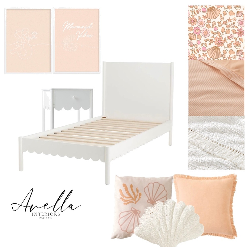 Girl’s Room - Mermaid Mood Board by Avella Interiors on Style Sourcebook