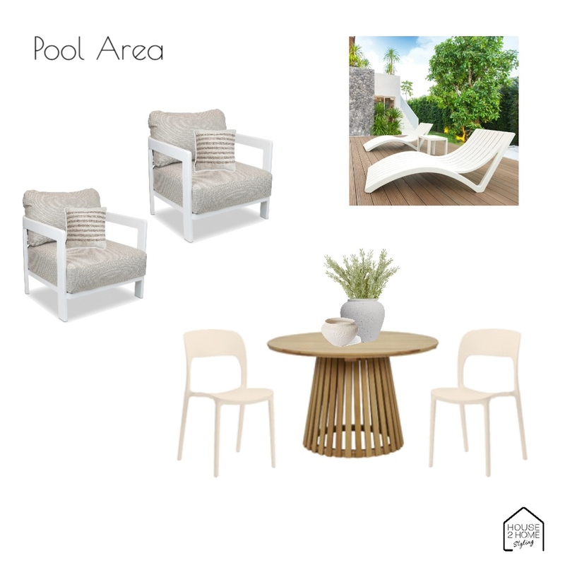 Pool Area - Golden Mood Board by House 2 Home Styling on Style Sourcebook