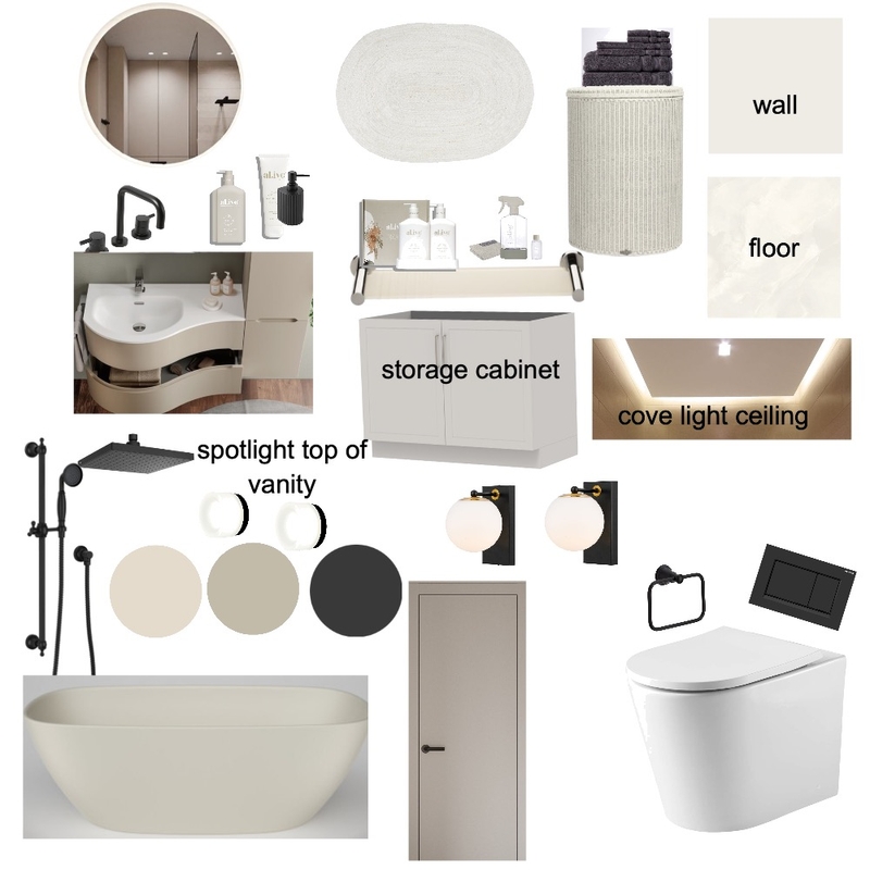 bathroom Mood Board by habdelmoneem@outlook.com on Style Sourcebook