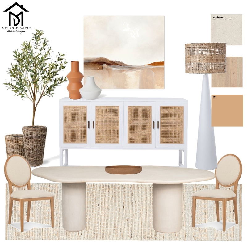 Beachy/Earthy Dining Room Mood Board by Melanie Doyle Designs on Style Sourcebook