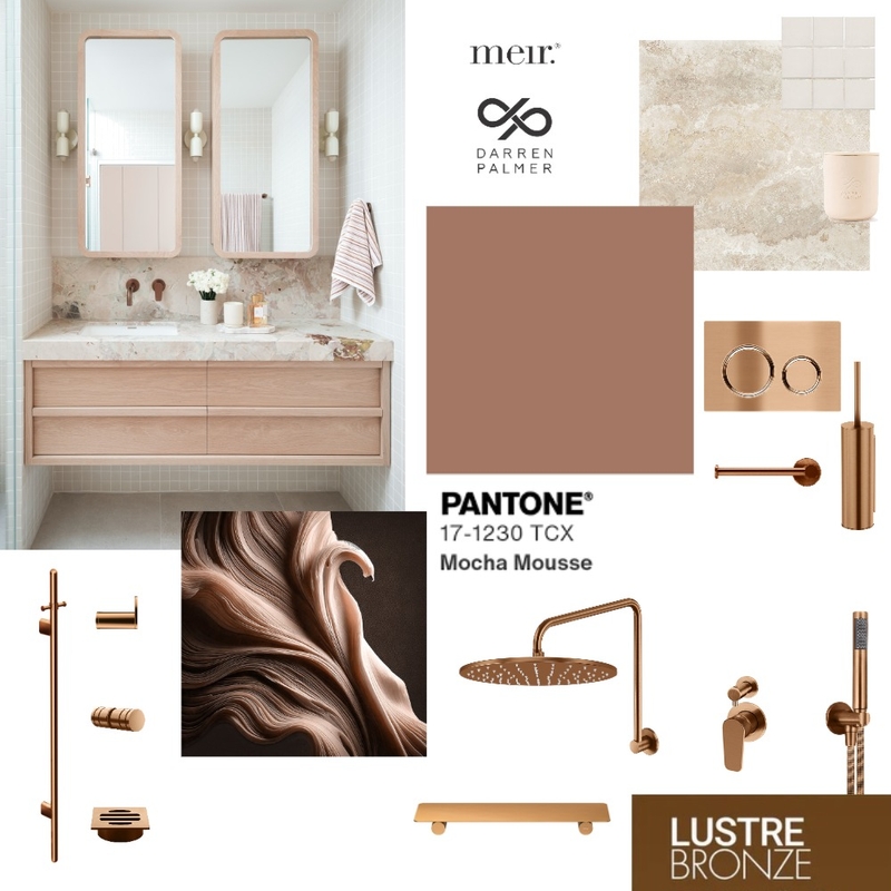 Meir x Darren Palmer ~ Lustre Bronze Collection Mood Board by undefined on Style Sourcebook