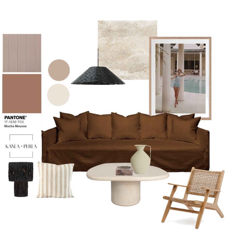 Mocha Mousse--Pantone Colour of 2025 Mood Board by undefined on Style Sourcebook