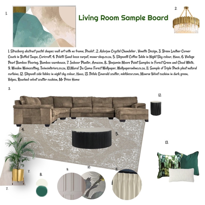 Living room in Monochromatic 12-12-24.3 Mood Board by JudyK on Style Sourcebook