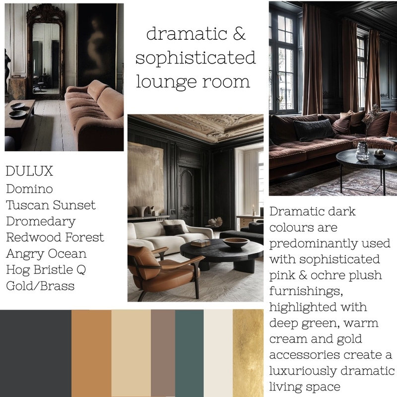 dramatic colour scheme Mood Board by simone.w on Style Sourcebook