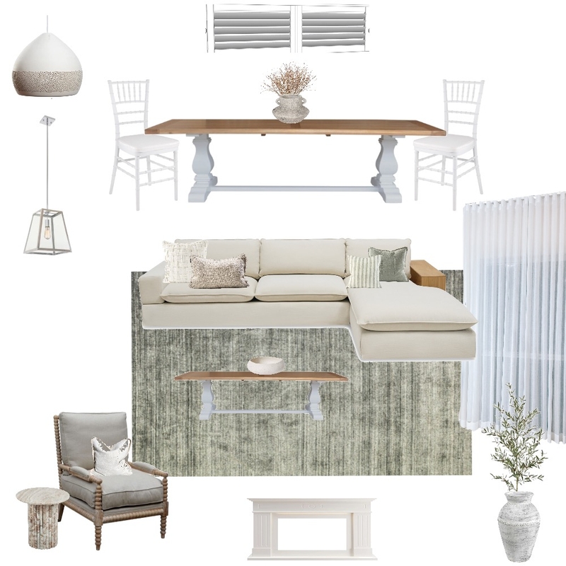 Mt Pleasant Living/Dining Mood Board by Amanda Lee Interiors on Style Sourcebook