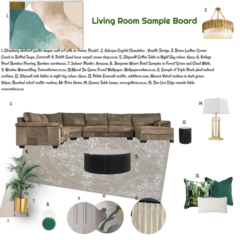 Living room in Monochromatic 17-12-24 Mood Board by JudyK on Style Sourcebook