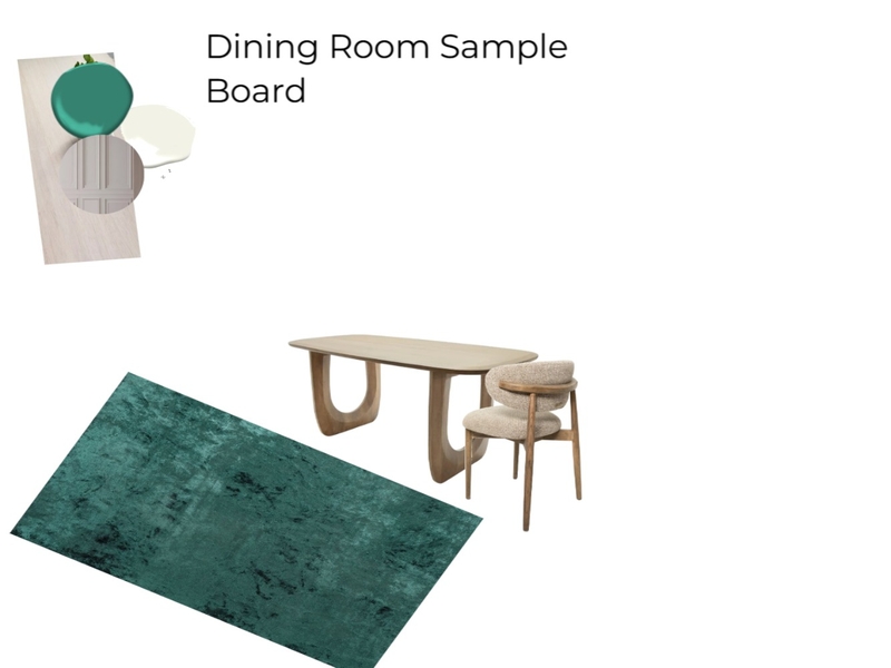 Monocromatic Green Sample Board Dining 18/12/24.2 Mood Board by JudyK on Style Sourcebook