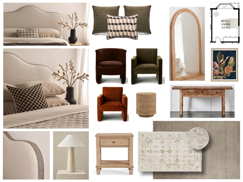 Hunters Hill - Bed 3 Mood Board by ONE CREATIVE on Style Sourcebook