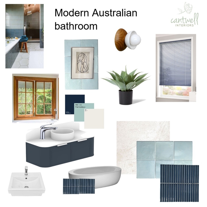 Modern Australian Bathroom Mood Board by Cantwell Interiors on Style Sourcebook