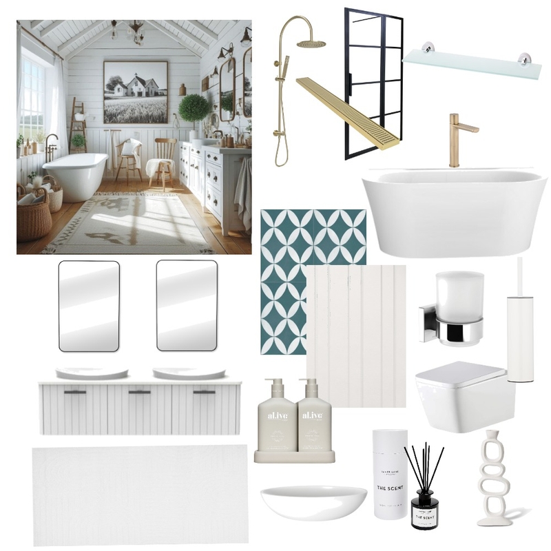 bathroom Mood Board by myakrick on Style Sourcebook