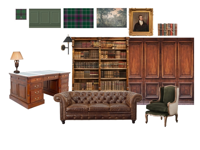 Traditional study Mood Board by tormillerdesign@mac.com on Style Sourcebook