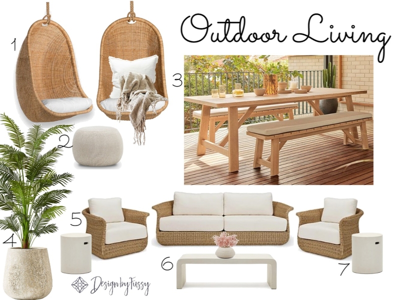 Outdoor Living Option 2 Mood Board by DesignbyFussy on Style Sourcebook