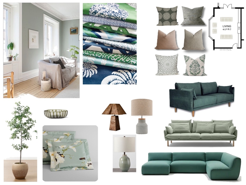 Hunters Hill - Lounge opt. 4 Mood Board by ONE CREATIVE on Style Sourcebook