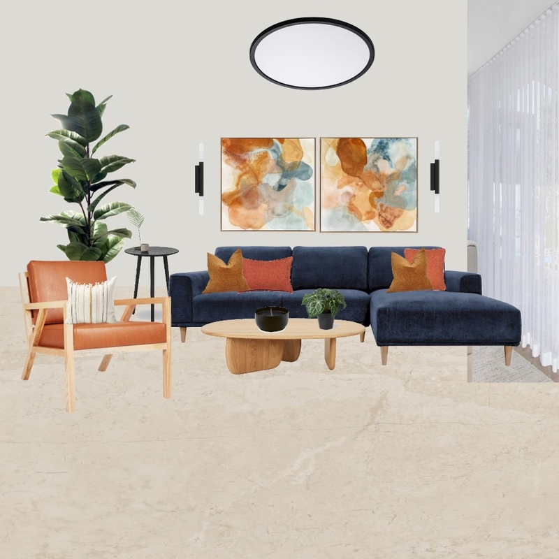 Parents living room project2 Interior Design Mood Board by kerenarad301@gmail.com