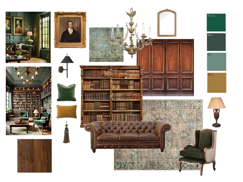 Traditional study Mood Board by tormillerdesign@mac.com on Style Sourcebook